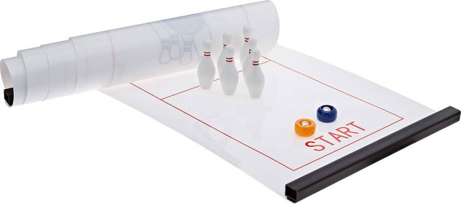 Basic Tafel-Bowling met 6 Kegels en 2 Bowlingstenen