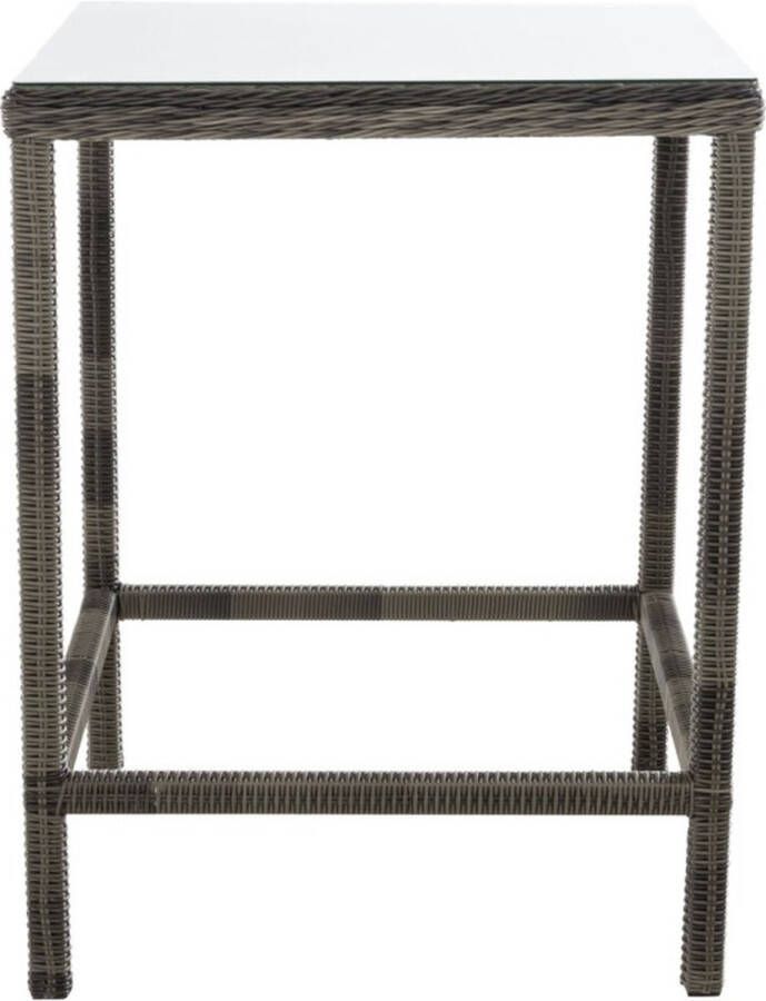 Clp Alia Tuintafel 5mm Poly rotan grijs gevlekt