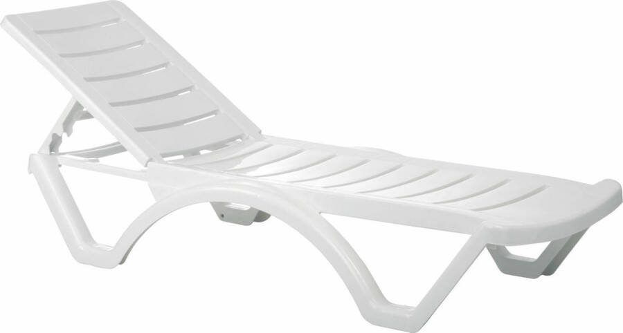 Clp Aqua Set van 10 ligstoelen wit