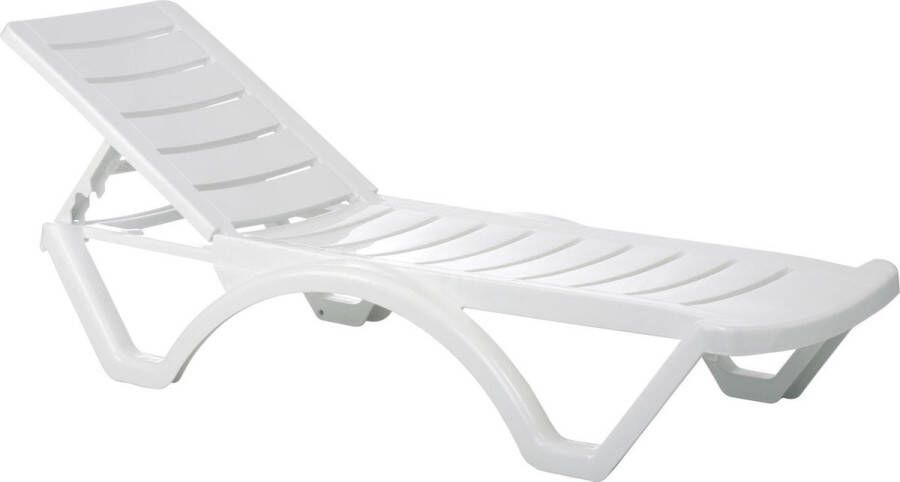 Clp Aqua Set van 4 ligstoelen Wit