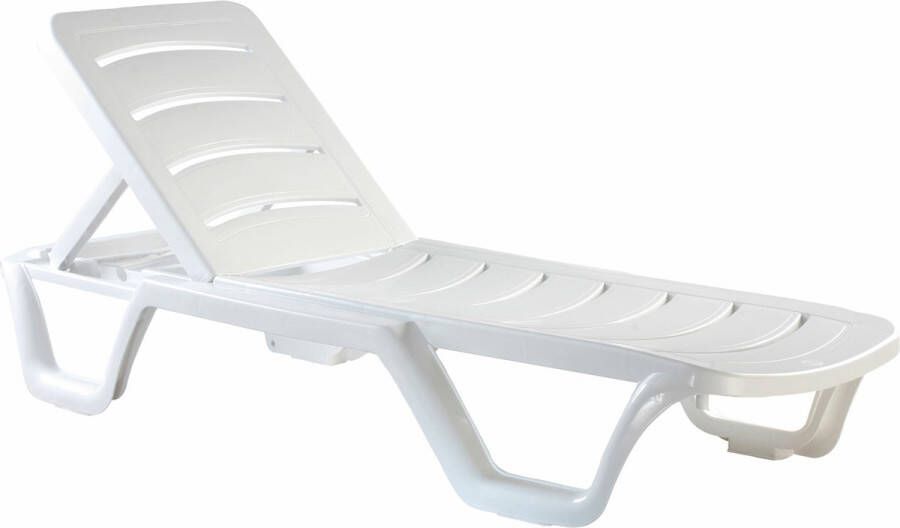Clp Bahama Set van 4 ligstoelen Wit