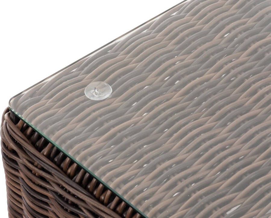 Clp Bijzettafel Tessera 5mm bruin gemeleerd