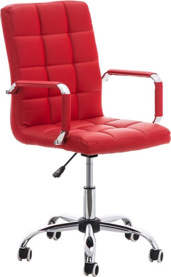 Clp Deli V2 Bureaustoel Ergonomisch Voor volwassenen Kunstleer rood