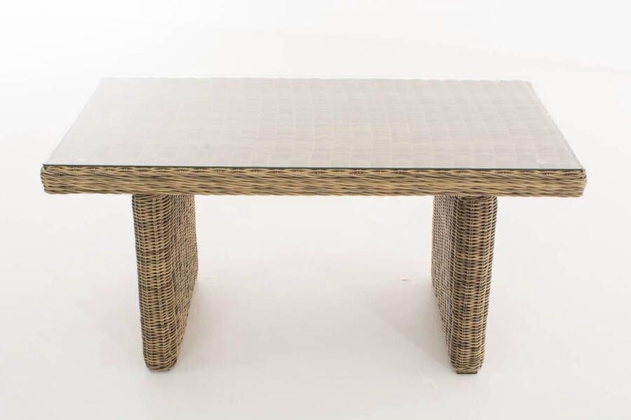 Clp Fisolo Eettafel 5mm Poly-rotan natura