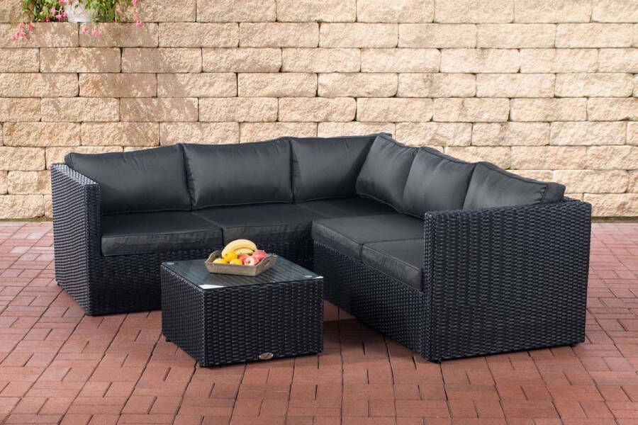 Clp GENERO Loungeset 5 mm zwart antraciet