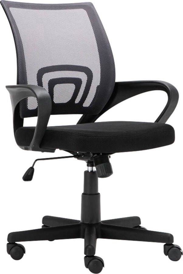 Clp Genius Bureaustoel Ergonomisch Voor volwassenen Met armleuningen Netbekleding grijs