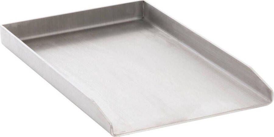 Clp Grillplaat RVS roestvrij staal 26x44 5x3 6 cm