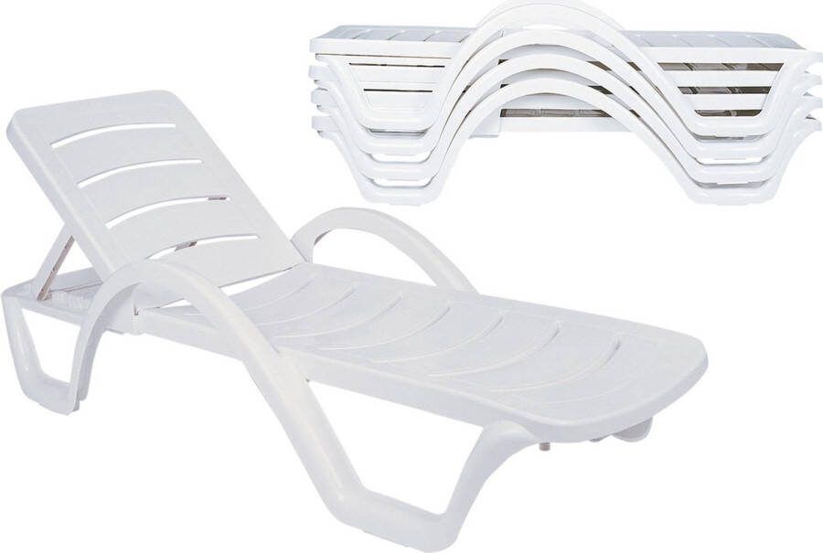 Clp Havana Set van 4 ligbedden wit