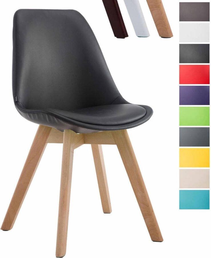 CLP Eetkamerstoel Manado Natura Frame Kunstleer