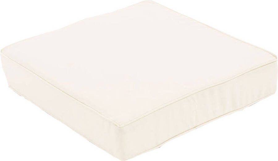 Clp Mandal Kussenhoes voetenbank creme