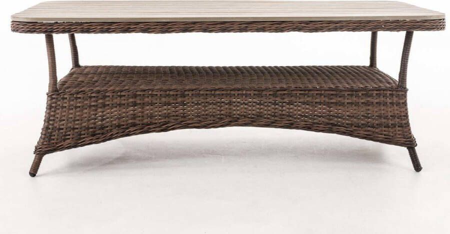 Clp Pandora Loungetafel bruin gemeleerd 160x80 cm