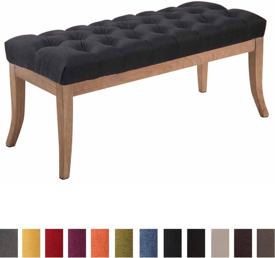 Clp Ramses Bank Stof Zwart Breedte 100 cm