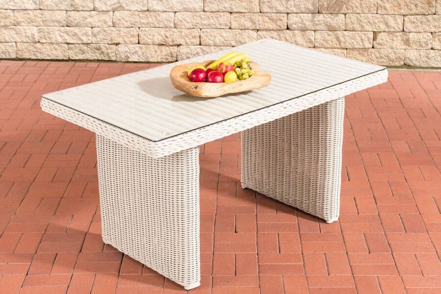 CLP-Trading Roodan Eettafel La Gemora perlWit 140 cm