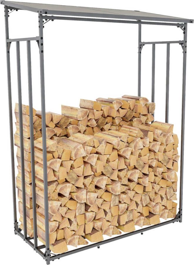Clp Ruston Houtopslag Brandhoutrek Binnen Voor haardhout Aluminium L