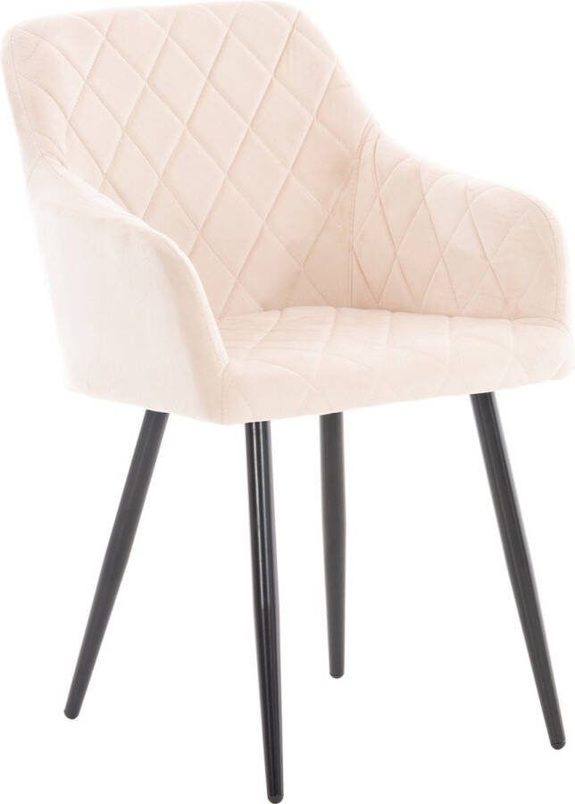 Clp Shila Eetkamerstoel Fluweel beige