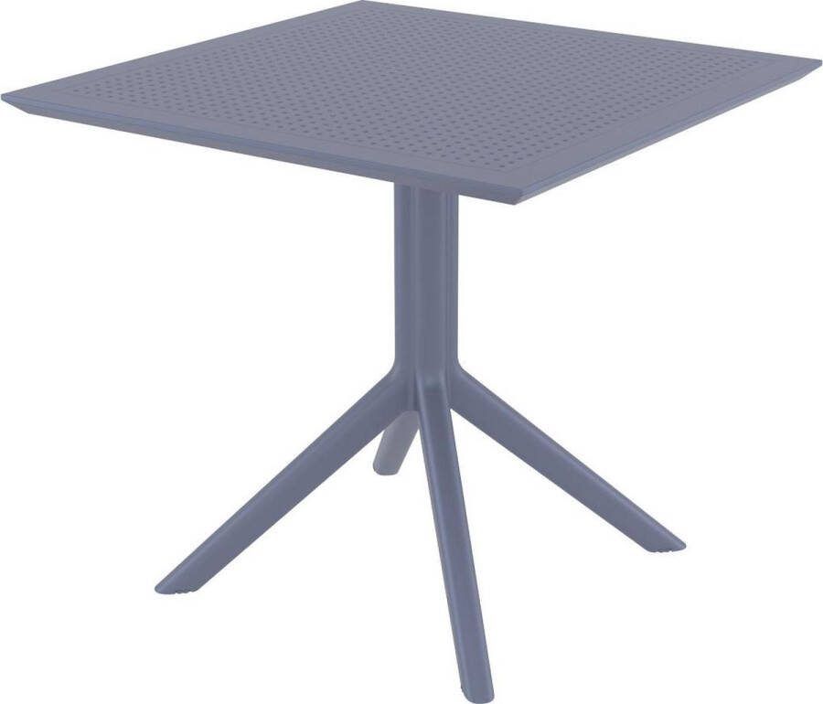 Clp Sky Tafel Kunststof donkergrijs