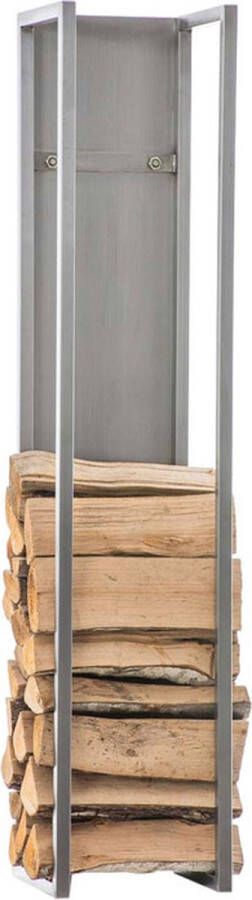 Clp Spark Houtopslag Brandhoutrek Binnen Voor haardhout roestvrij staal 120 cm