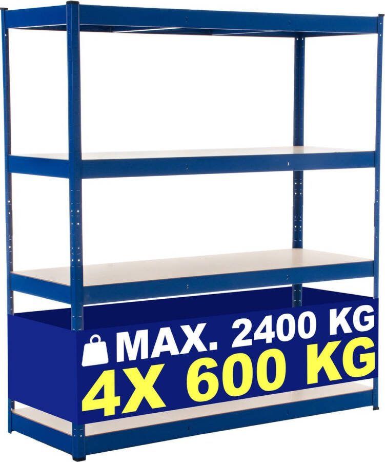 Clp Stellingkast Opbergrek 160X180X60 CM blauw
