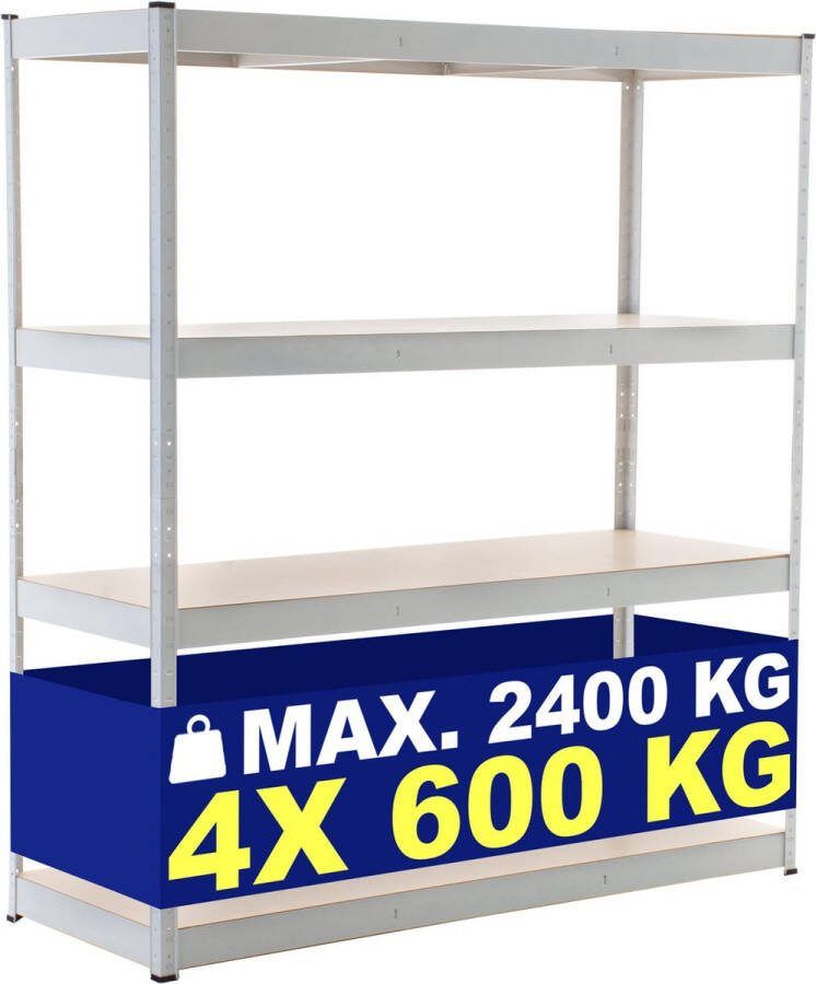 Clp Stellingkast Opbergrek 160X180X60 CM wit