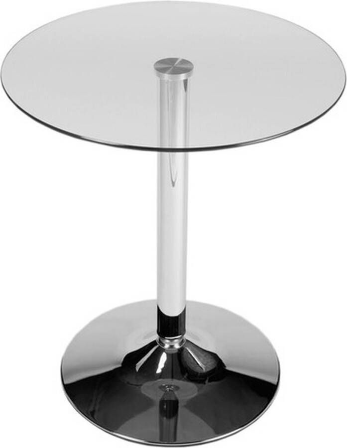 Clp Tafel Rond Veiligheidsglas helder glas