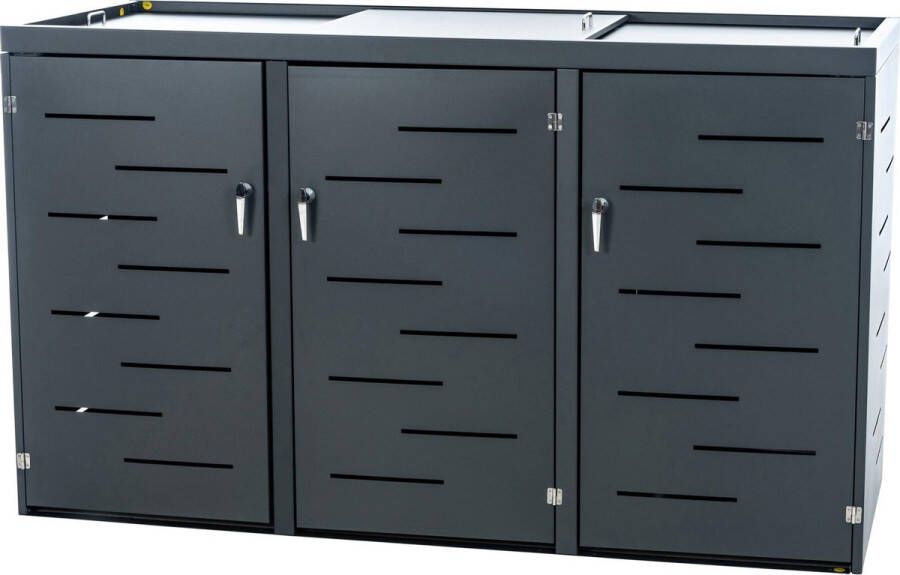 Clp Tanis Containerberging Antraciet 198x80x116 cm