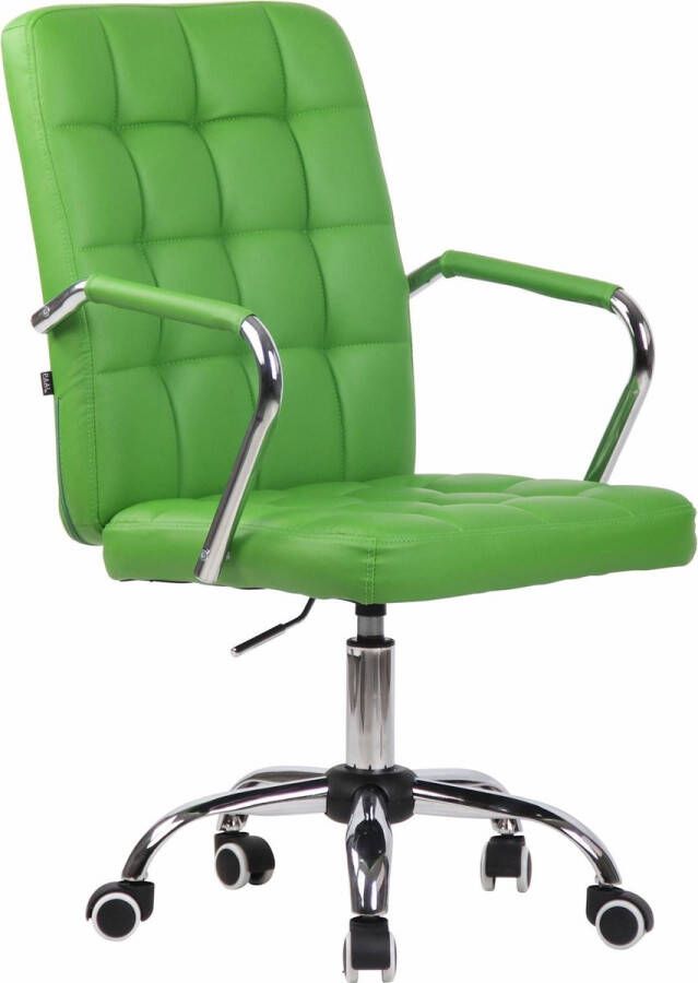 Clp Terni Bureaustoel Ergonomisch Voor volwassenen groen Kunstleer