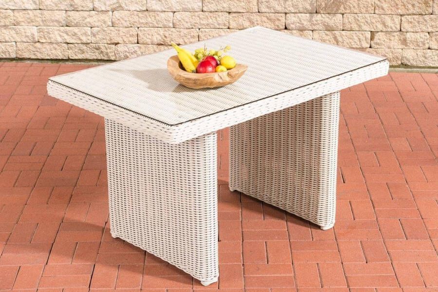 CLP-Trading Roodan Eettafel La Gemora perlWit 120 cm