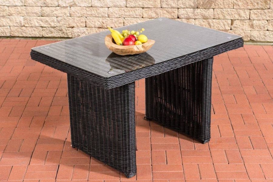 CLP-Trading Roodan Eettafel La Gemora Zwart 120 cm