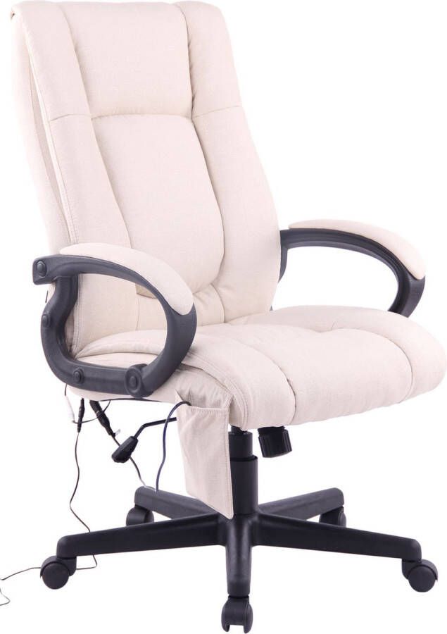 Clp XL Sparta XM Bureaustoel Voor volwassenen Met armleuningen Ergonomische Stof creme