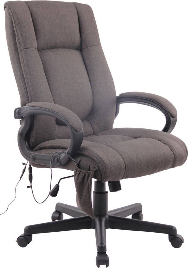 Clp XL Sparta XM Bureaustoel Voor volwassenen Met armleuningen Ergonomische Stof donkergrijs