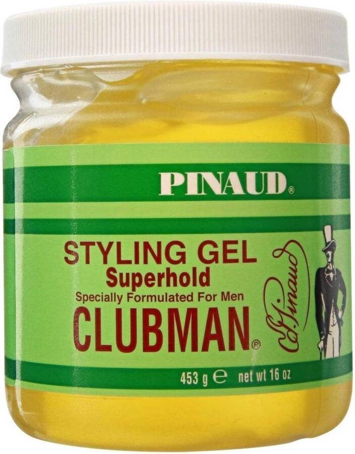 Clubman Pinaud Clubman Super Hold Styling Gel Extra sterke hold mooie glans