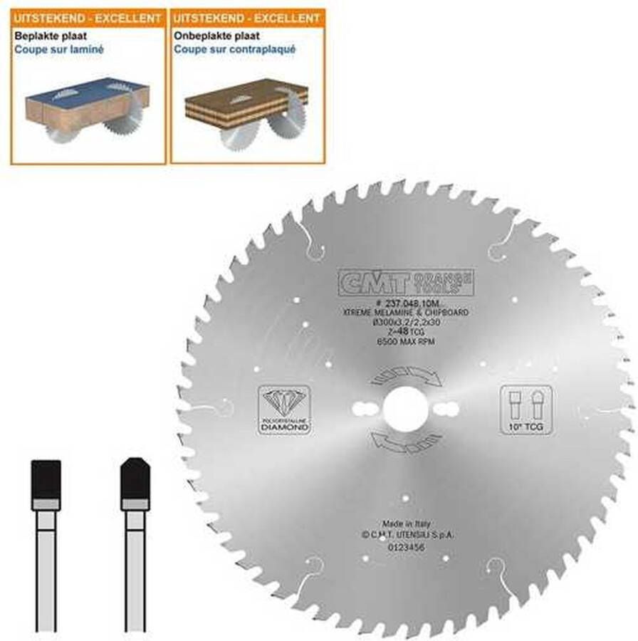 CMT Cirkelzaag voor abrasieve plaatmaterialen Zagen