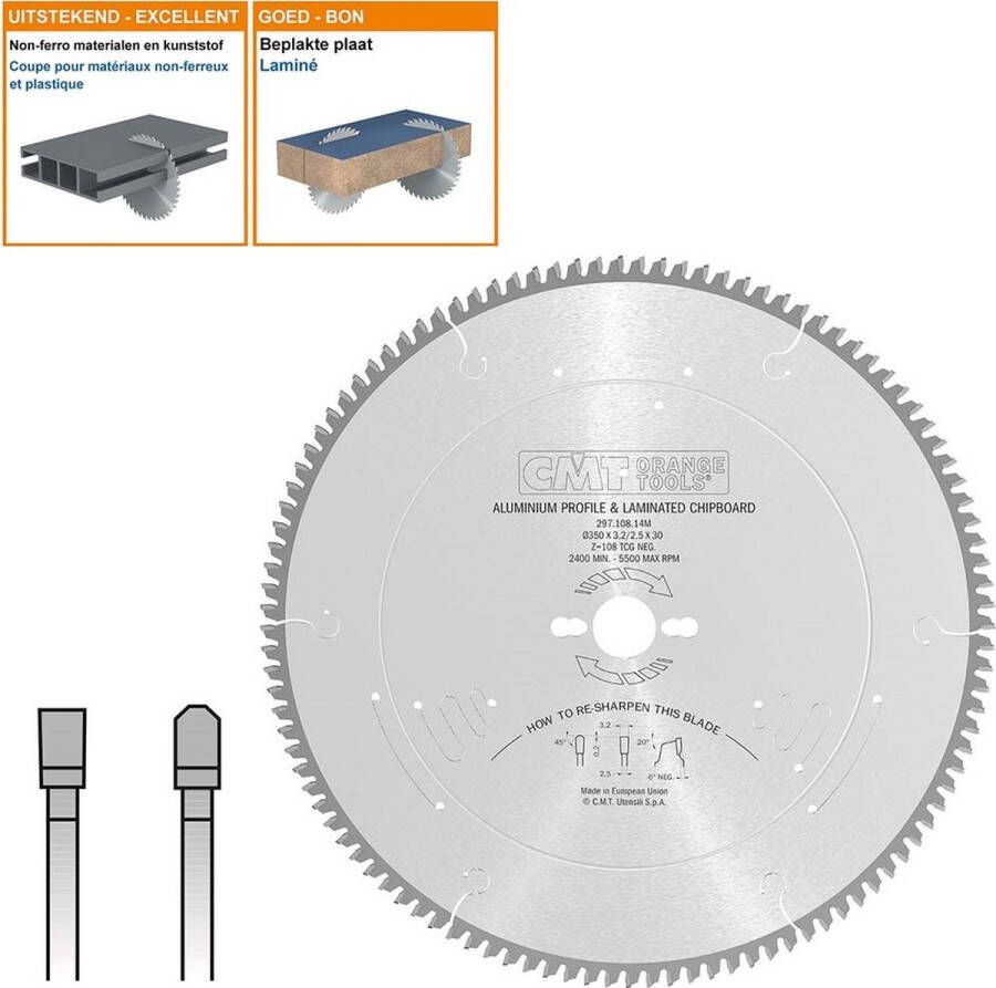 CMT Cirkelzaag voor non-ferro metalen Zagen