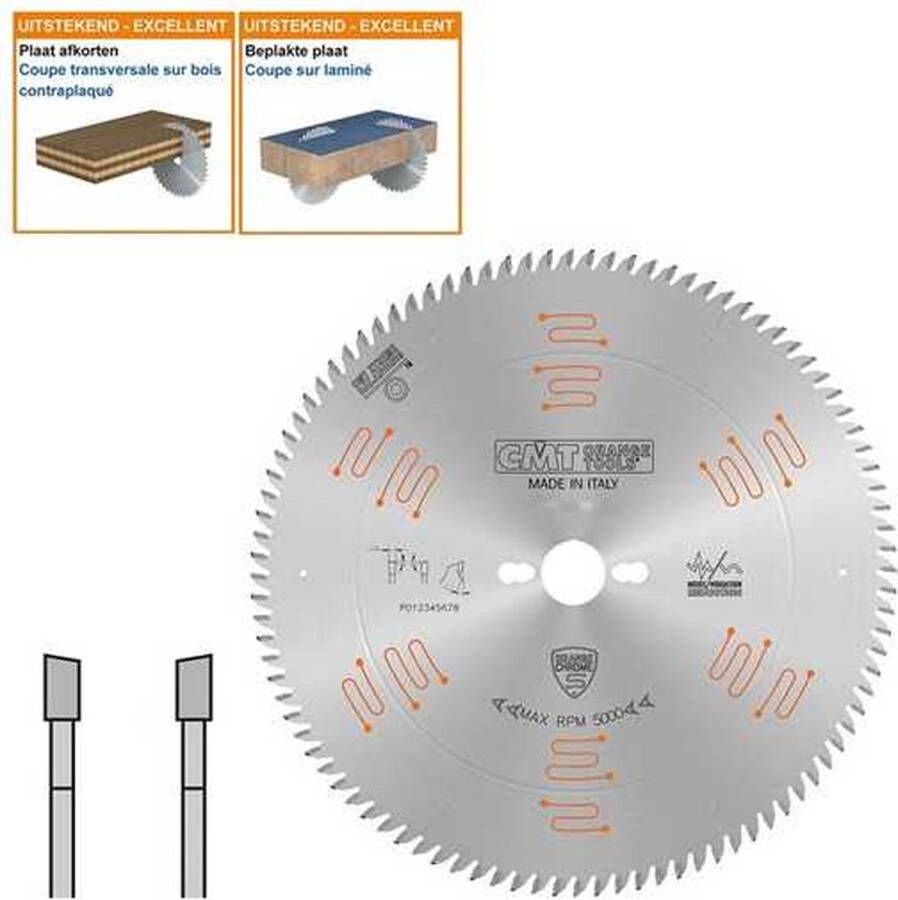 CMT Geluidsarme cirkelzaag Zagen
