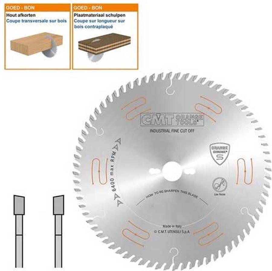 CMT Geluidsarme cirkelzaag Zagen