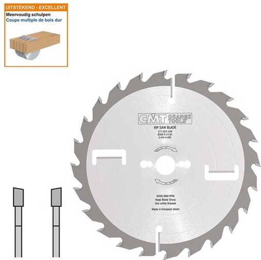CMT Meerbladzaag (dik) met ruimertanden Cirkelzaag Materiaal 1 Stuk(s)