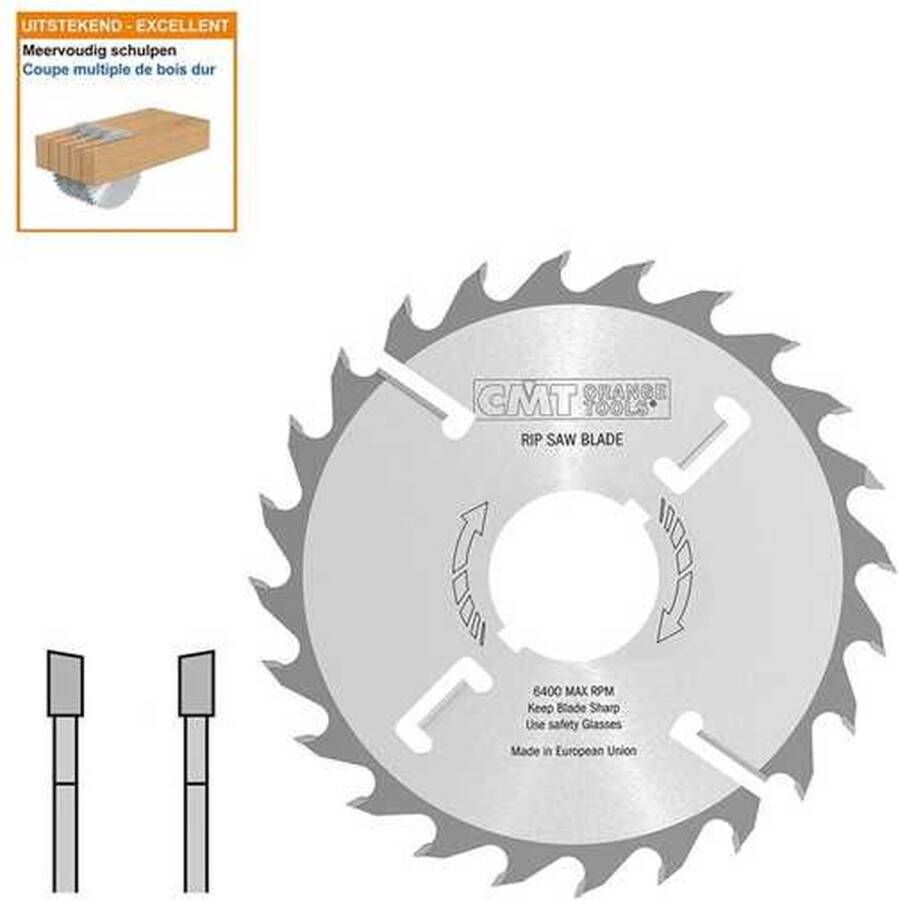 CMT Meerbladzaag met ruimertanden Cirkelzaag Materiaal 1 Stuk(s)