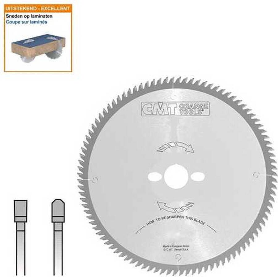 CMT Opdeelcirkelzaagblad Cirkelzaag Materiaal 1 Stuk(s)
