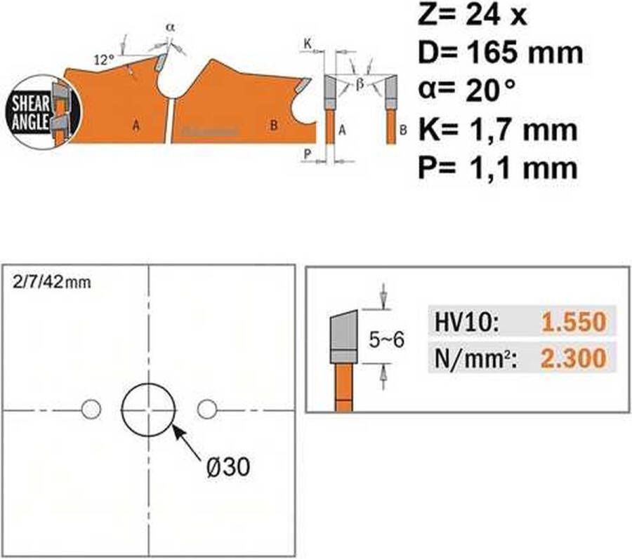 CMT Schulp-en afkortzaag Zaagblad Materiaal Zagen 1 Stuk(s)