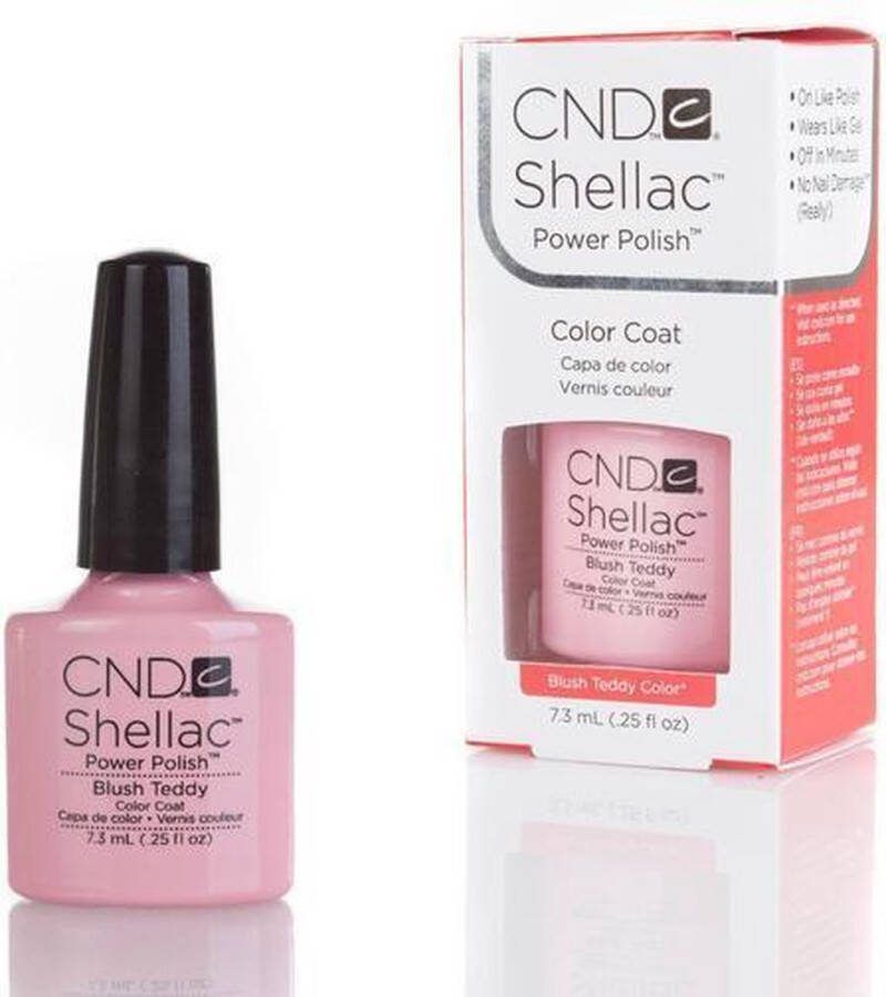 Cnd Shellac color coat Blush Teddy 7 3ml