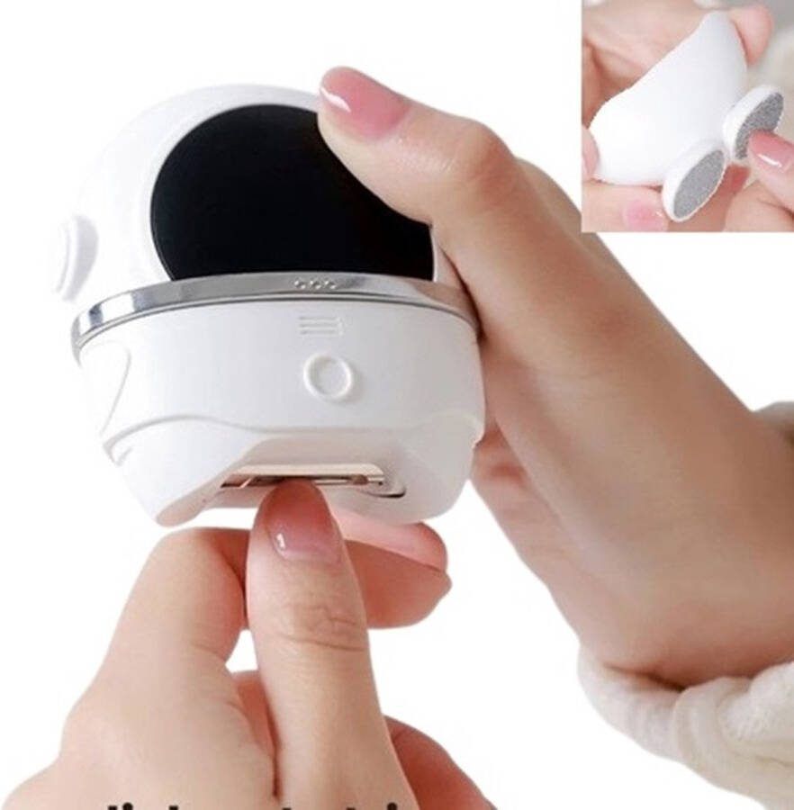 Homevector Elektrische Nagelknipper Trimmen en Vijlen in één -Rood-3D precieze opening Nageltrimmer Nagelvijl Electric Anti-splash Nail Clippers -Voor alle leeftijden