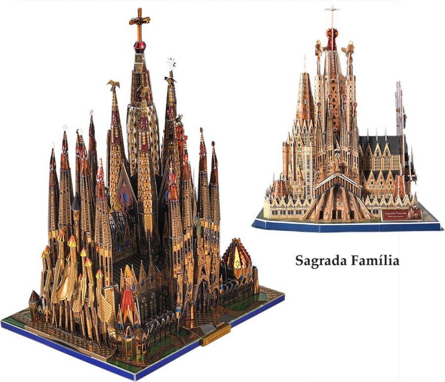 CNL Sight Premium Miniatuur XXL bouwpakket -3D Metalen modelbouw- Premium DIY Sagrada Família- Miniatuur bouwpakket- miniatuur poppenhuis- Kerk Modelbouw-Voor 14 jaar +