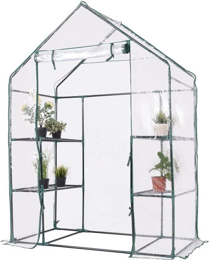 COAST™ Coast Foliekas met Dubbele Rits en 6 Planken 143 x 73 x 195 cm PVC