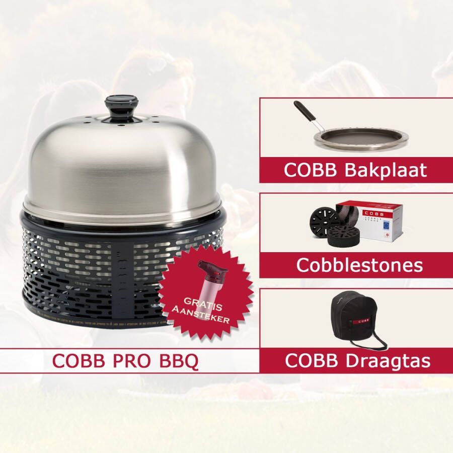 Cobb Pro Combi Deal Bakplaat + lestones