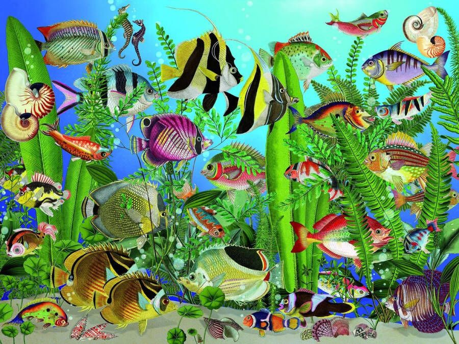 Cobble Hill easy handling puzzle 275 pieces Aquarium