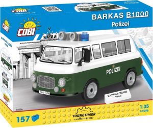 Cobi COB Barkas B1000 Politie Constructiespeelgoed Bouwpakket Politiewagen