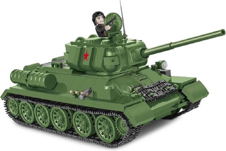 Cobi Historical Collection WWII 2542 T-34-85 tank Constructiespeelgoed Bouwpakket Modelbouw
