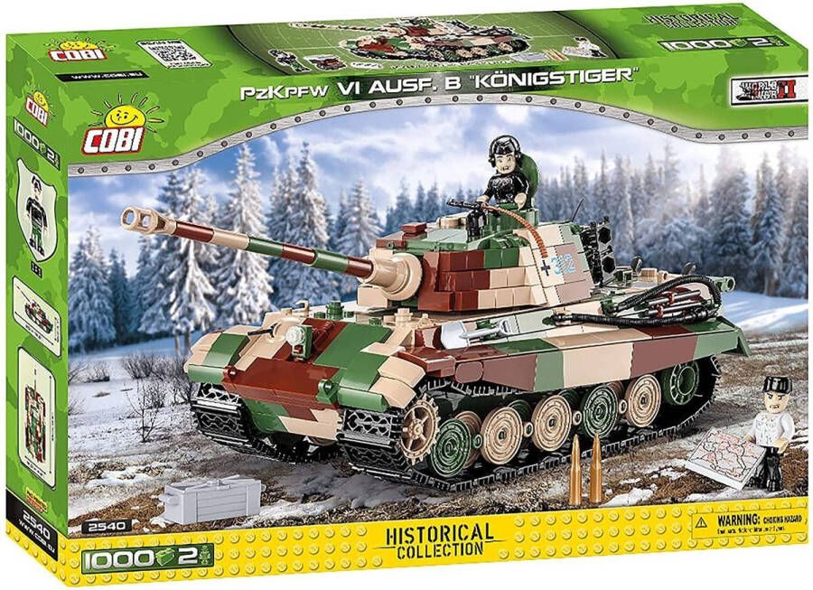 Cobi Small Army Panzer Koningstiger Tank Constructiespeelgoed Modelbouw Bouwpakket