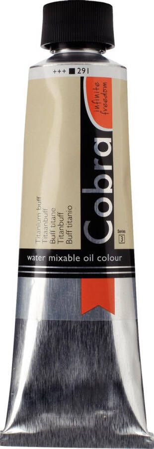 Cobra Artist water Watervermengbare Olieverf 150mL 291 Titaanbuff