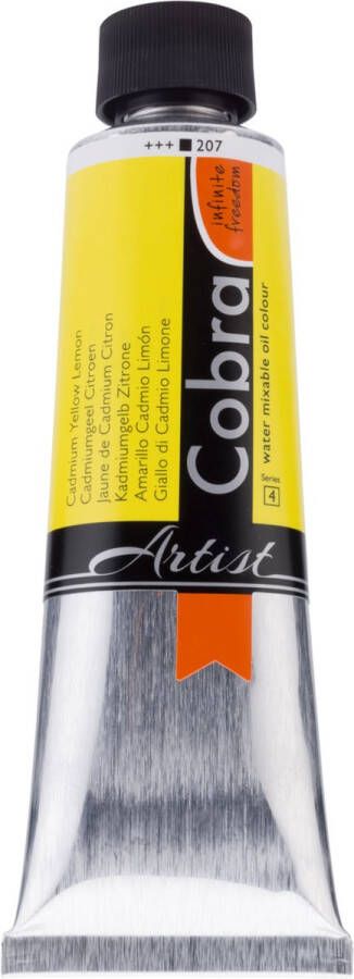 Cobra artist Watervermengbare Olieverf 150 mL 207 Cadmiumgeel Citroen